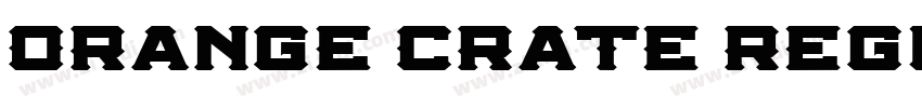 Orange Crate Regula字体转换